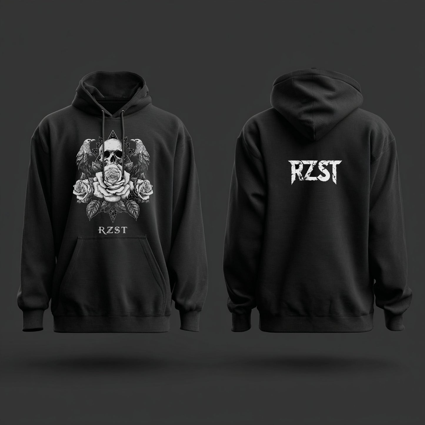 Shadow Ravens Skull Hoody